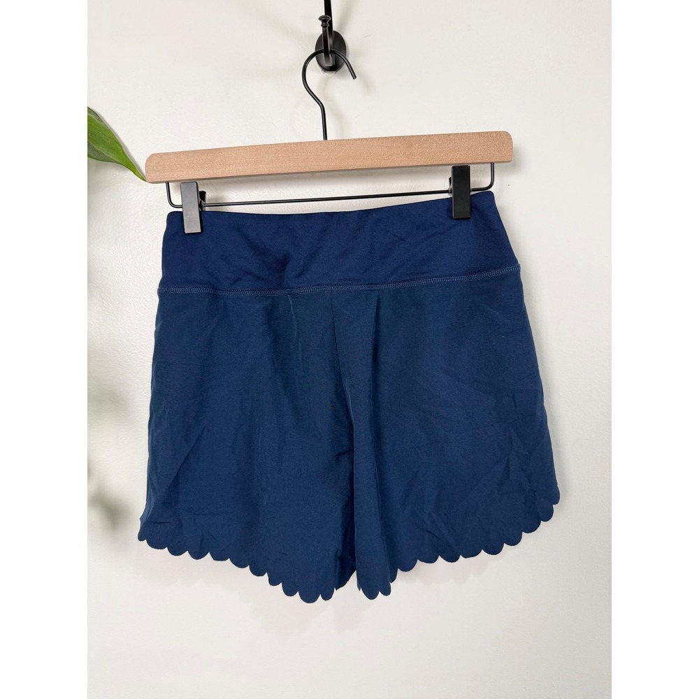 Tuckernuck Sport Navy Scallop Performance Jersey Marisa Short S TN22-3S-Navy - Picture 2 of 7